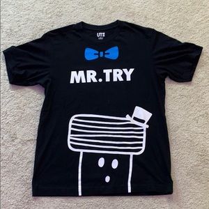 Mr. Men Funny LOL Shirt “Mr. Try”
